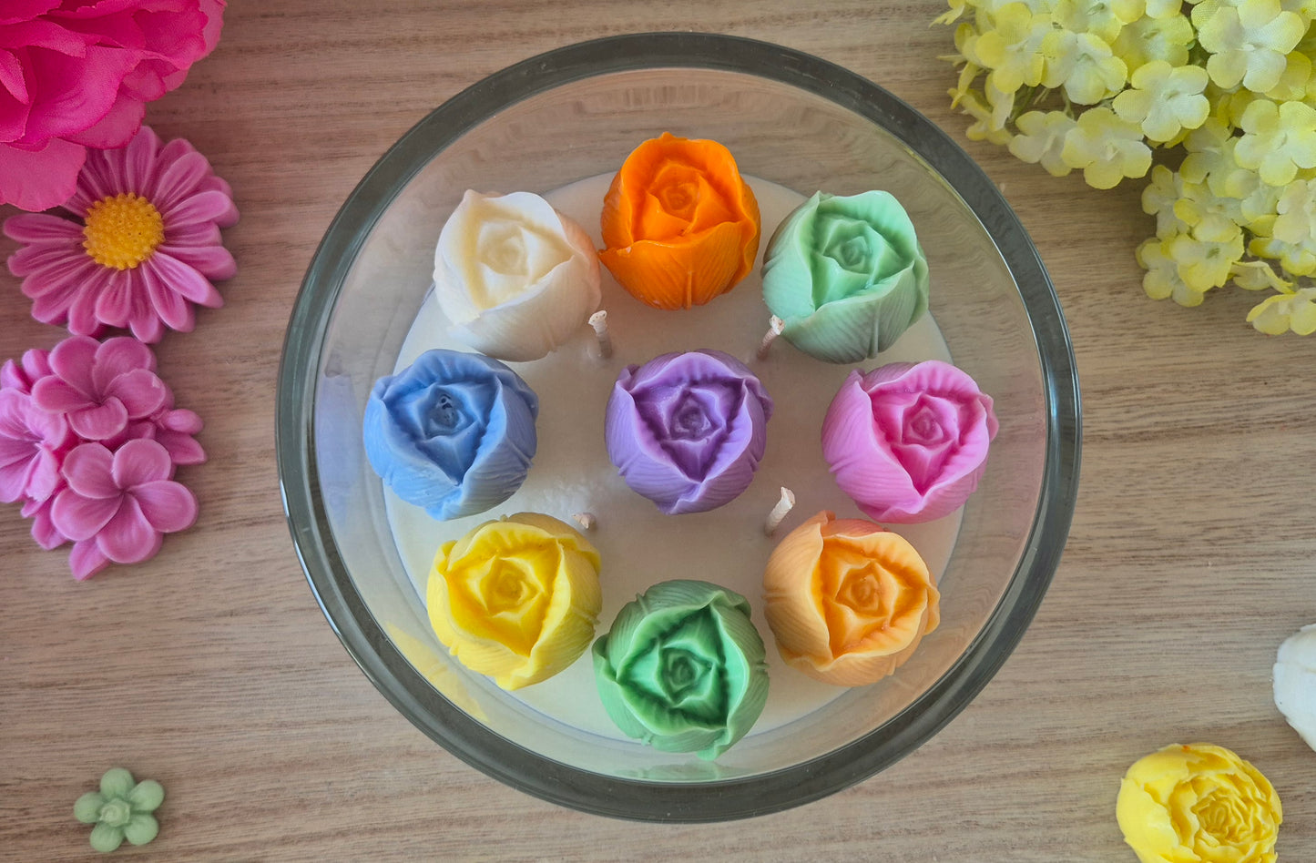 Tulip Harmony – sojowa świeca z kwiatowym motywem