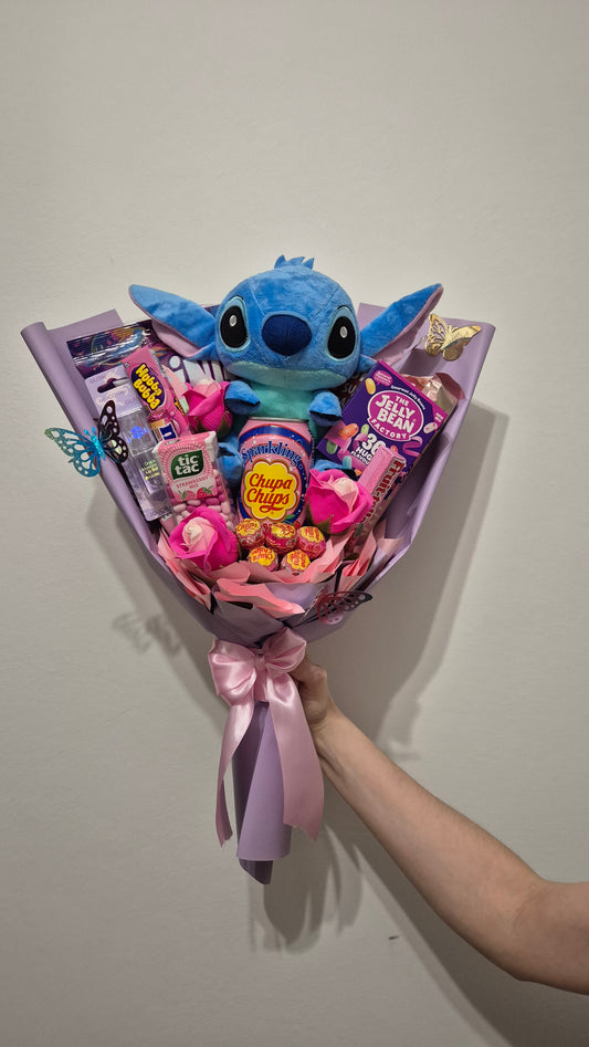 Bukiet Radości „Stitch & Słodycze”