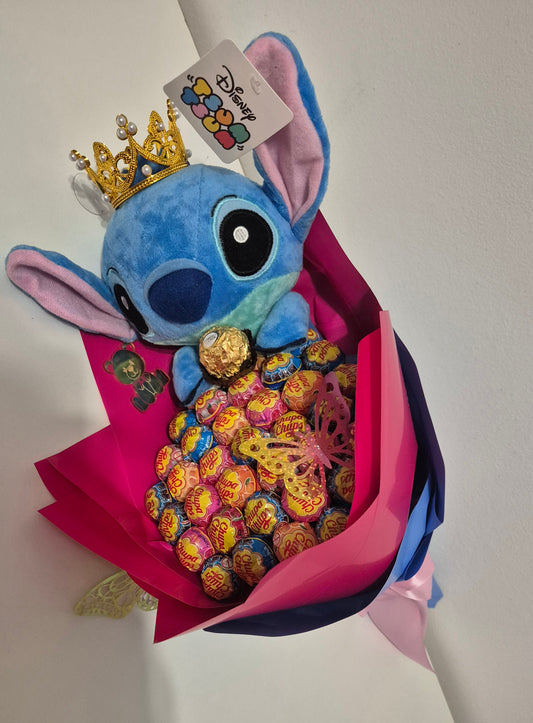 Bukiet „Królewski Stitch” – Słodka Korona Uśmiechu