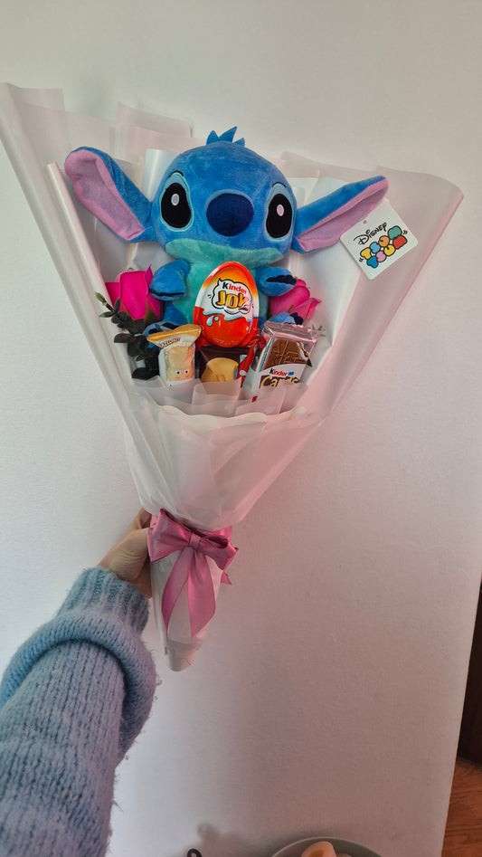 Bukiet „Stitch & Kinder Love”